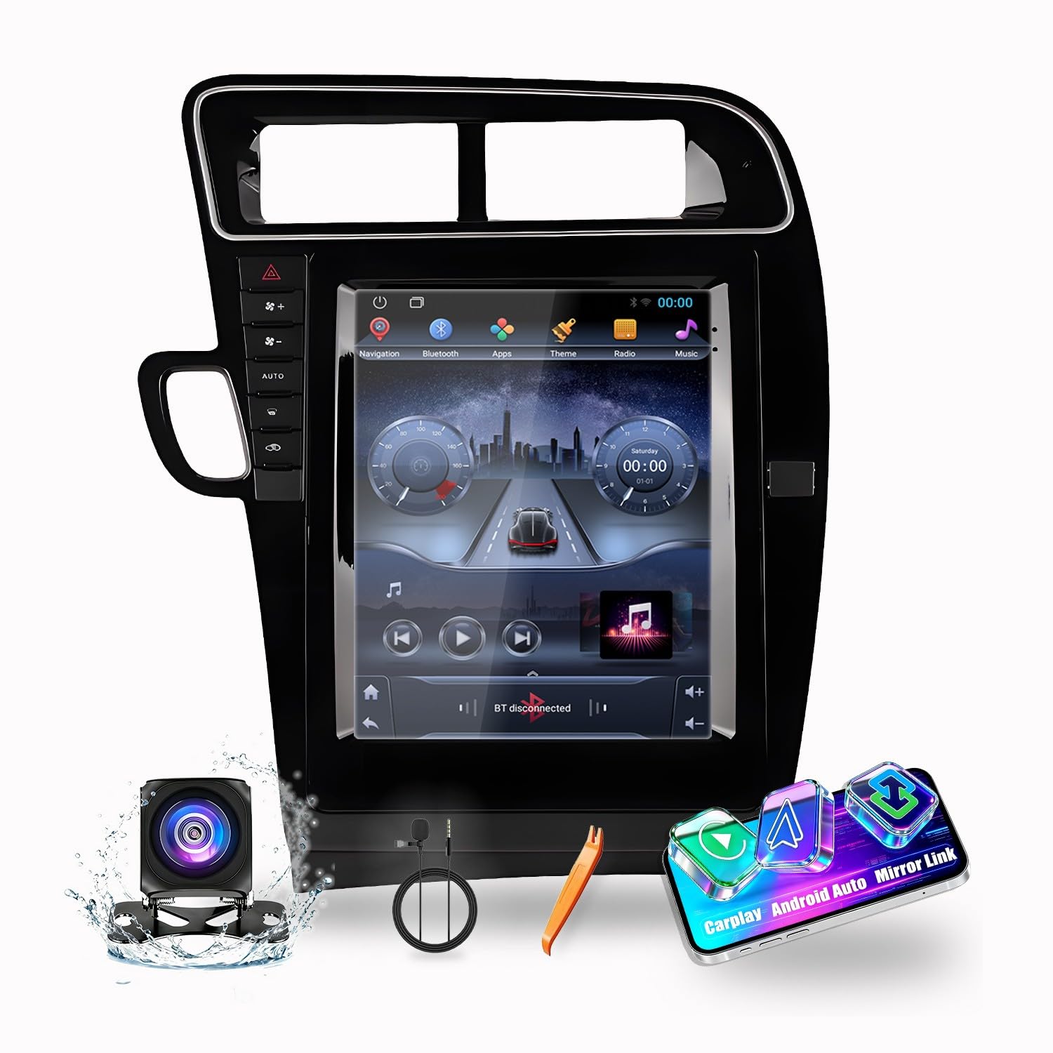 Amazon.com: for Audi Q5 2008-2017（LHD Tesla Style Car CarPlay